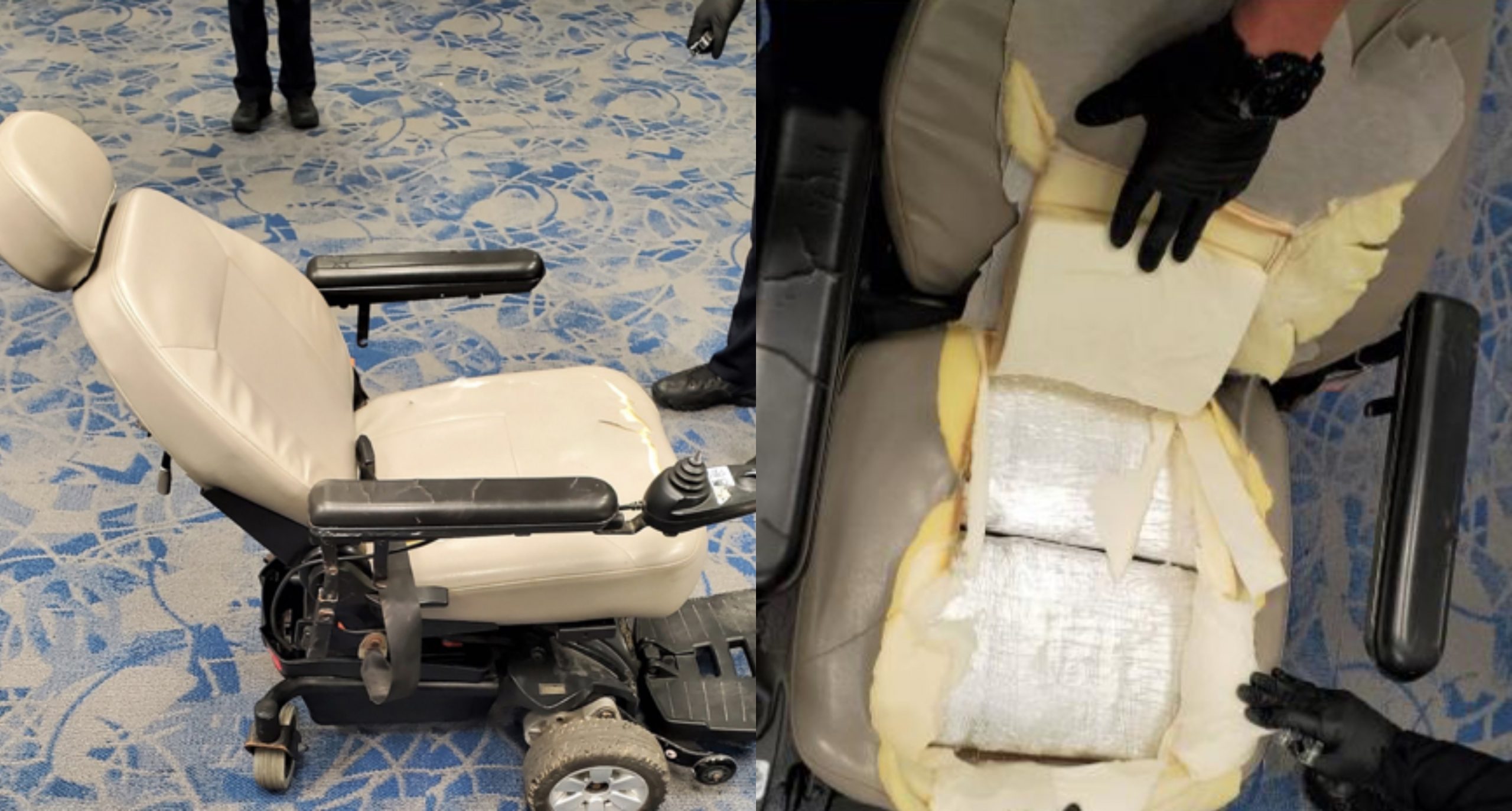 Seludup 10kg Kokain Dalam Kerusi Roda Elektrik, Pemuda 22 Tahun Dicekup Polis