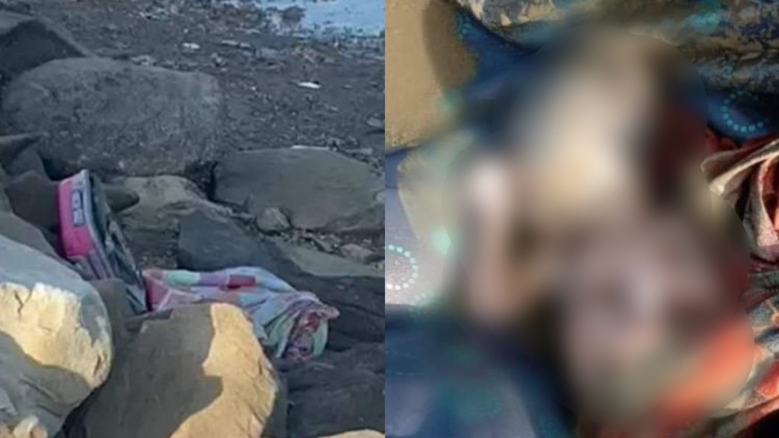 Bayi Dipercayai Dibunuh, Mayat Ditemui Dalam Bagasi Tepi Laut & Ditenggelamkan Bersama Batu 1kg