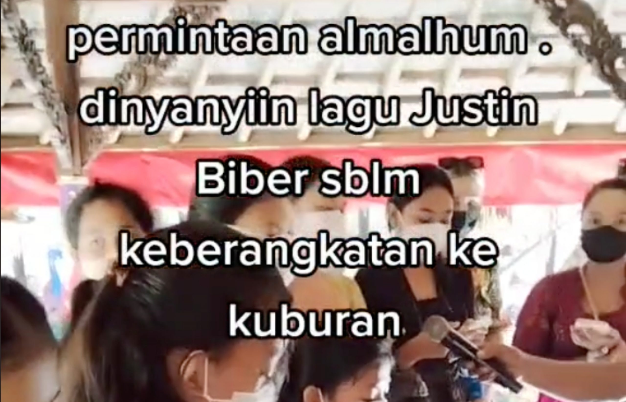 Penuhi Hasrat Arwah, Lagu Justin Bieber Dinyanyikan Beramai-Ramai Sebelum Dikebumikan 3