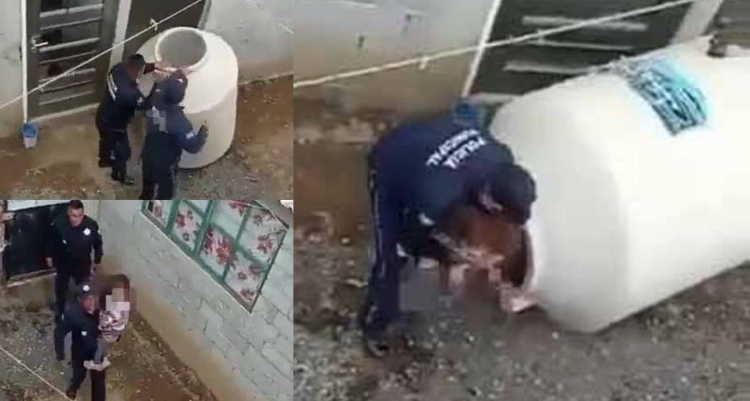 [VIDEO] Tak Boleh Bawa Pergi Tempat Kerja, Ibu Bapa Tinggal Anak 3 Tahun Dalam Tangki Air Sedalam 5 Kaki