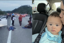 Bayi 4 Bulan Tercampak Ke Tengah Jalan, Wanita Mohon Pertolongan Pengguna Jalan Raya Cari Rakaman ‘Dashcam’ Kemalangan Di Highway Plus Arah Selatan