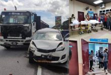 Empat Beranak Maut Kemalangan, Pemandu Treler Miliki 13 Saman Trafik Ditahan Polis