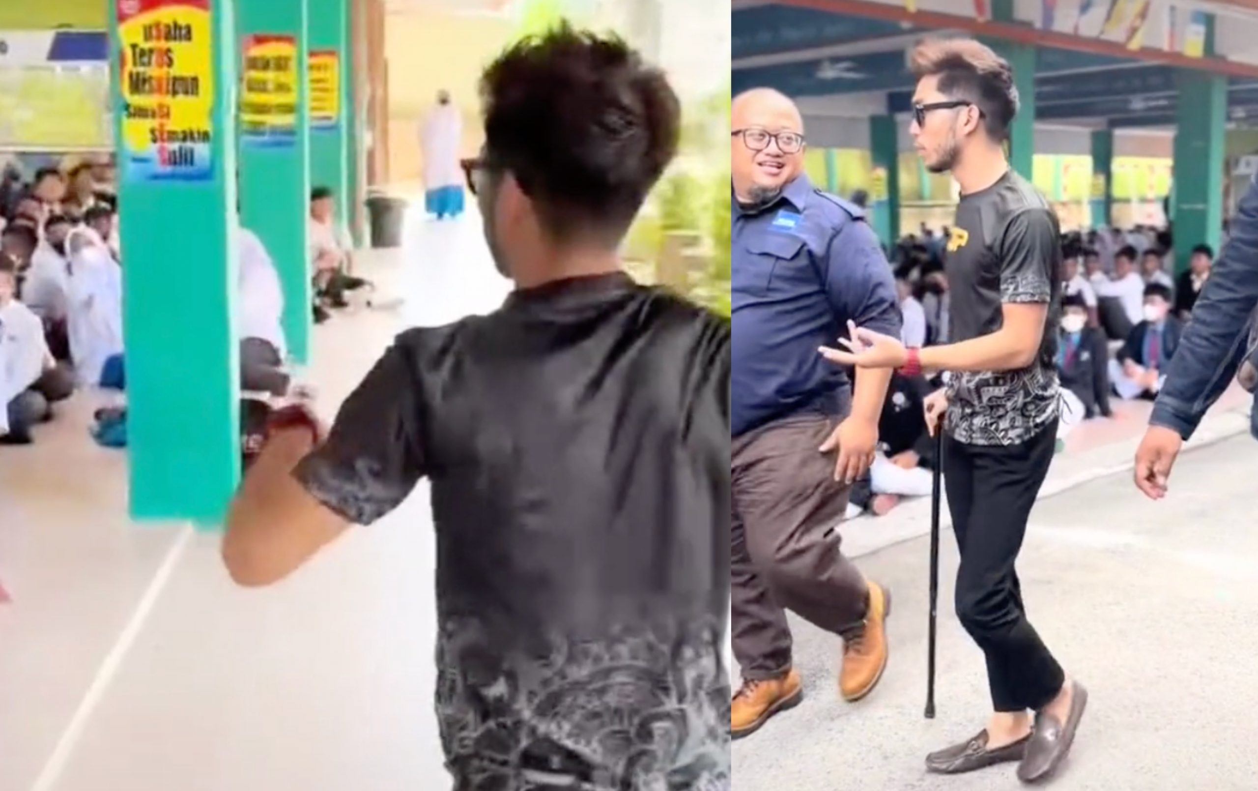 Dijemput Beri Motivasi Untuk Pelajar Sekolah, Netizen Persoal Kenapa Haqiem Stopa?