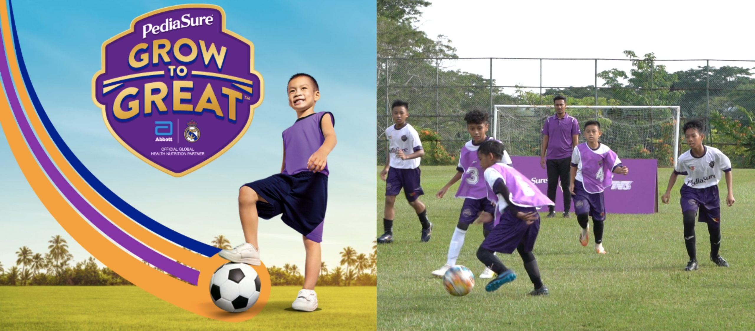 Program Grow To Great Bantu Realisasikan Impian & Didik 15 Pemain Cilik Mengenai Kepentingan Nutrisi