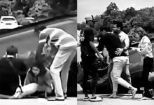 [VIDEO] Netizen Sebak Tengok Ikmal Amry Dukung Anak Selepas Keluar Dari Kereta Terbalik