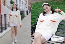 Pakai Dress Pendek Di London, Netizen Tanya Leona Tak Sejuk Ke?