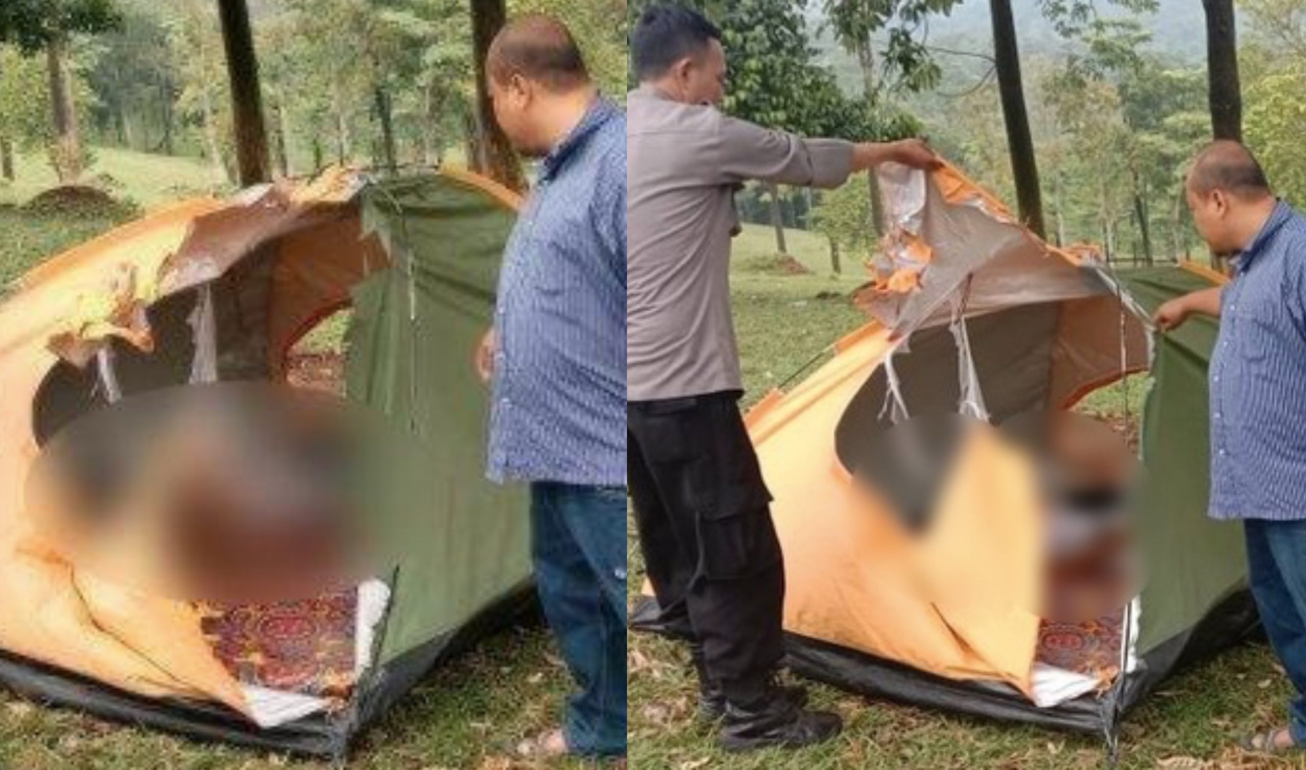Pasangan Kekasih Disambar Petir Ketika Berdua-Duaan Di Dalam Khemah, Seorang Dilapor Maut