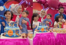 Aeril Zafrel & Wawa Zainal Ditegur Netizen, Pilih Tema Huggy Wuggy Untuk Majlis Hari Lahir Anak