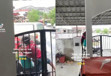 Viral Video Lelaki Panjat Pagar Rembat Tong Gas, Tak Sempat Lari Jauh Dah Kena Cekup