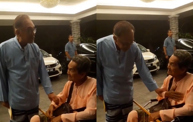 Simpan Hasrat 24 Tahun Nak Jumpa, Lelaki Sebak Anwar Ibrahim Sanggup Layan Tetamu Datang Dari Jauh