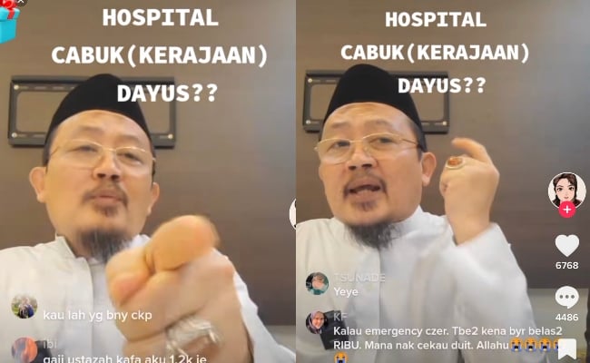 [VIDEO] ‘Jangan Sedap Saja Yang Kamu Ambil!’ – Suami Ustazah Siti Afifah