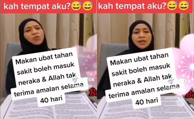 Makan Ubat Tahan Sakit Boleh Masuk Api Neraka Dan Allah Tak Terima