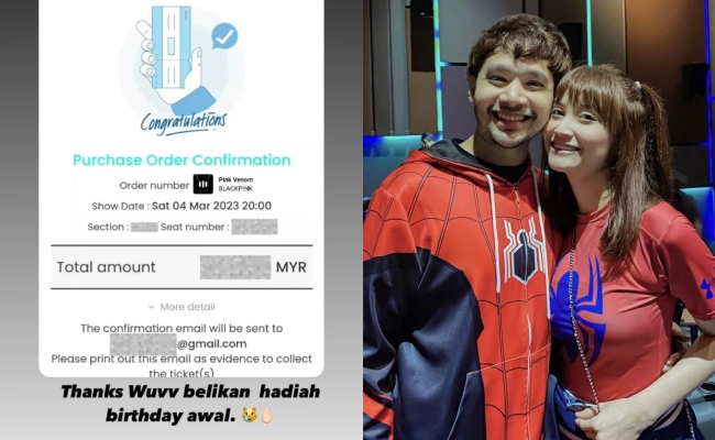 Nabil Mahir Sanggup ‘Beratur’ Beli Tiket Konsert Blackpink, Ayda Jebat Terharu Dapat Hadiah ‘Birthday’ Awal