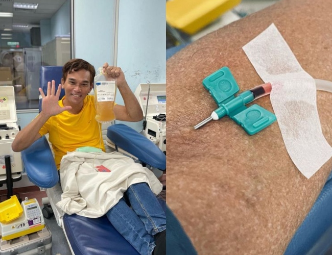 Genap 50 Kali, Azhan Rani Teruja Dapat Kembali Menderma Darah Plasma