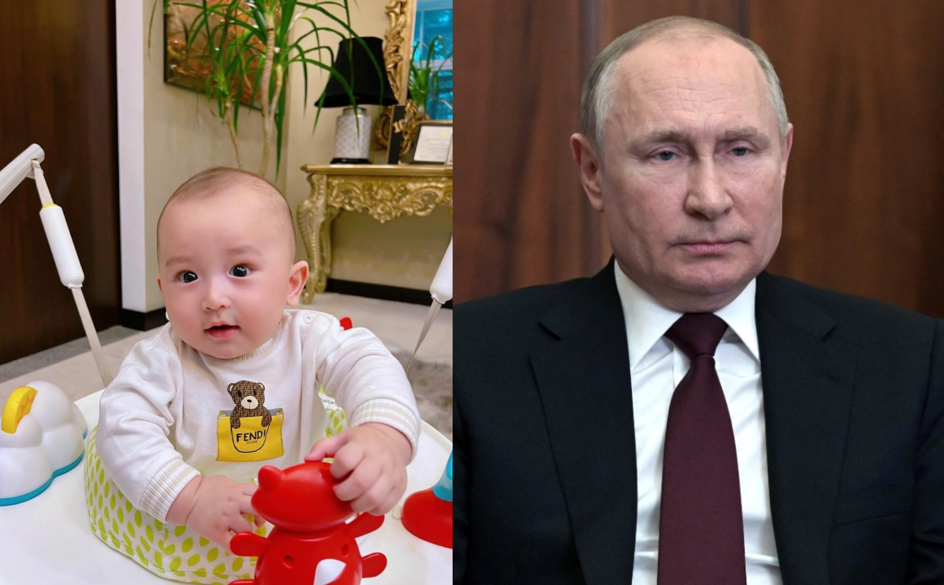 Netizen Samakan Wajah Anak Anzalna Nasir Dengan Presiden Russia – ‘Putin Junior!’
