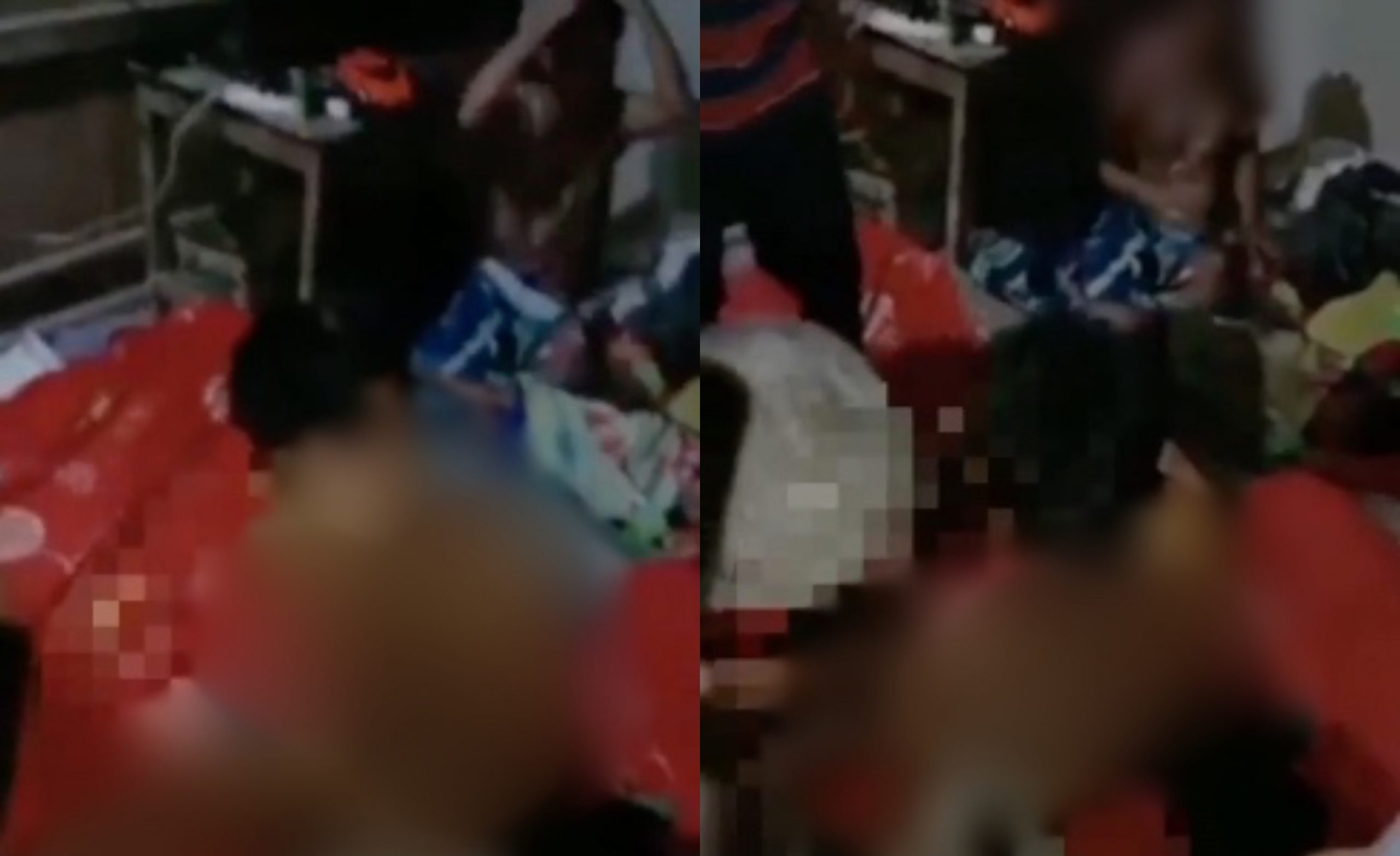 Datang Nak Kutip Hutang Tapi Kantoi Tidur Dengan Isteri Orang! Lelaki Berbogel Diarak Keliling Kampung
