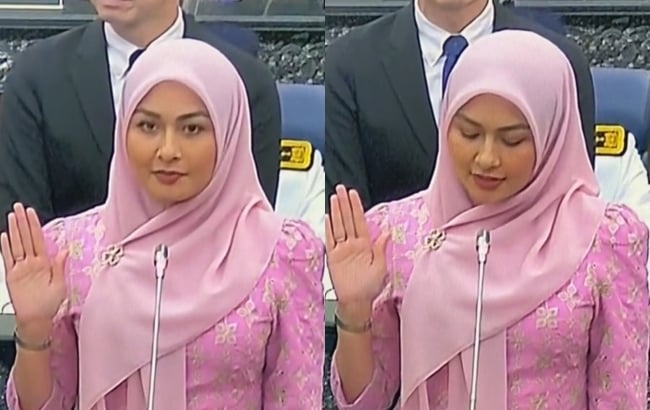 Miliki Paras Rupa Ayu & Menawan, Young Syefura Jadi Tumpuan Ketika Majlis Angkat Sumpah – ‘YB Ke Pramugari Ni?’
