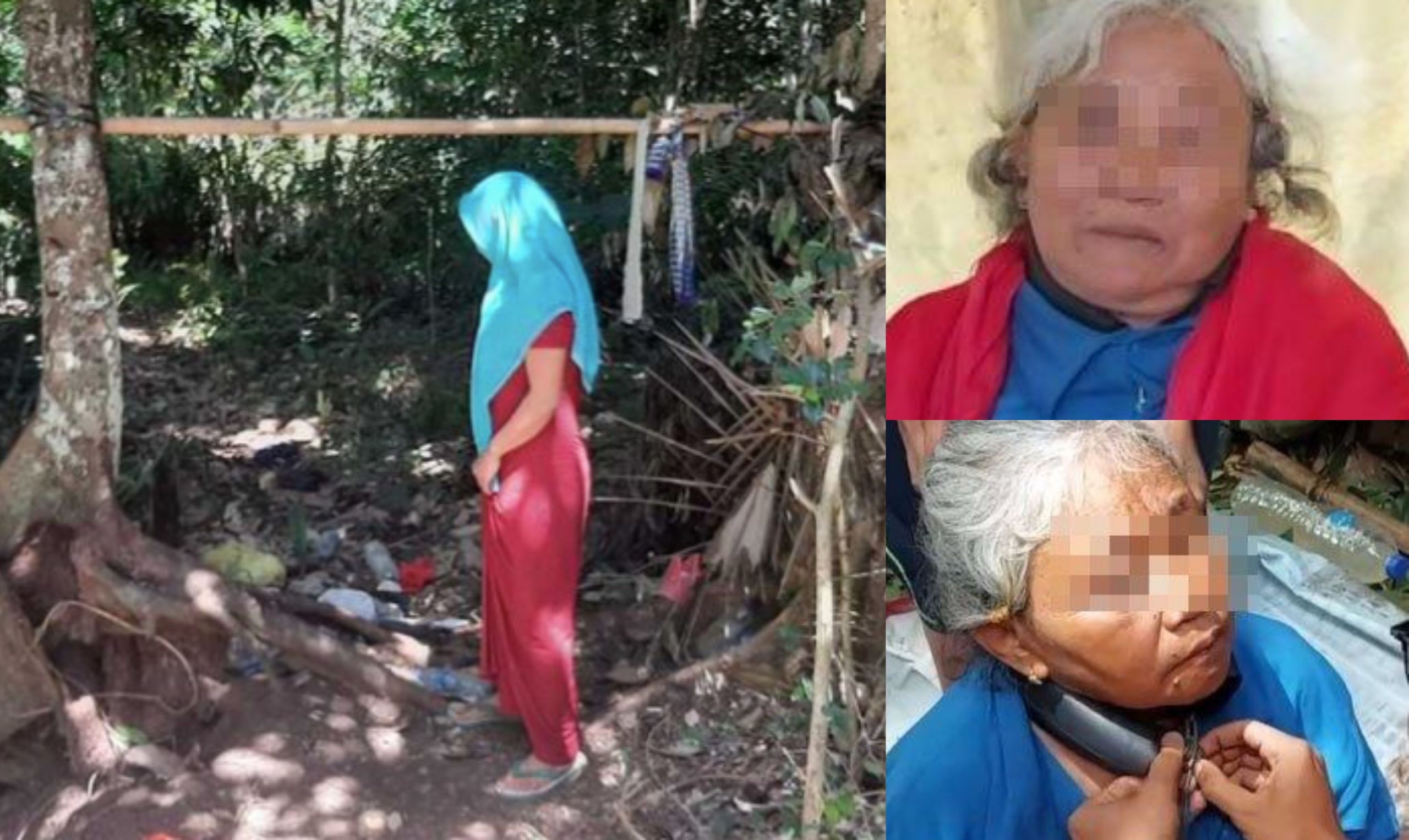 Leher Dipasung & Seminggu Ditinggalkan Anak Di Tengah Hutan, Ibu Meraung Saat Rantai Besi Dibuka