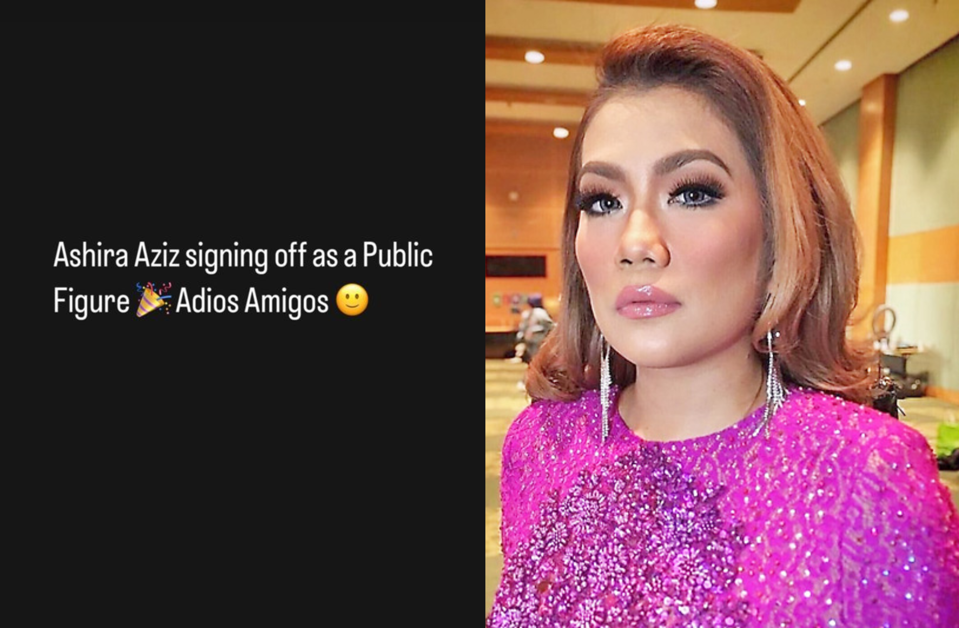 Ashira Tinggalkan Dunia Nyanyian, Mohon Orang Ramai Hormat Keputusan -‘Silakan Unfollow Saya’