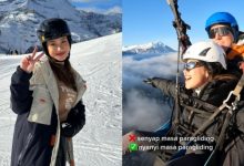 Daiyan Trisha Tak Gayat Naik ‘Paragliding’, Siap Menyanyi Atas Awan – ‘I Believe I Can Fly’