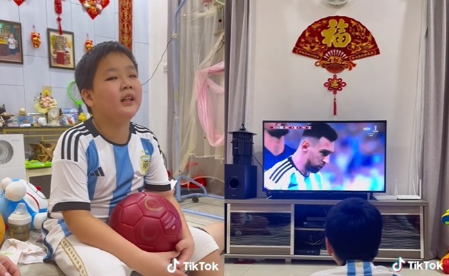 Tak Kira Bangsa! Bapa & Anak Layan World Cup Di Rumah Jiran Curi Tumpuan – ‘Siap Pakai Jersi & Pegang Bola Lagi’ 4