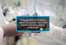 Mak Ayah Tak Restu Sebab Hantaran RM5,000 Je? Anak Sampai Terfikir Nak Kahwin Lari Dekat Thailand