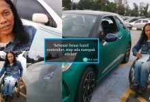 [VIDEO] ‘Aku Baru Tahu Parkir Kereta Dekat Kotak OKU Salah, Kena Saman’ –  Lelaki Berkerusi Roda