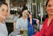 Noor Nabila Kongsi Foto Dengan Ameera Khan Di Dubai, Tengah Minum Air Pun Cantik!