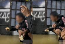 Jangan Ambil Risiko! Tindakan Lelaki Celup Roti Dalam Air Banjir Undang Kritikan Netizen