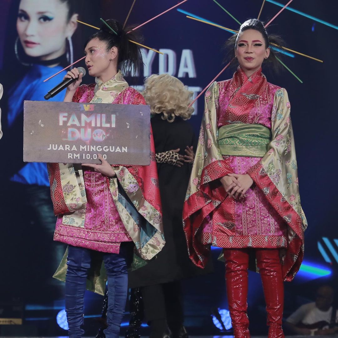 Ayda & Fyna Jebat Juara Mingguan, Layak Ke Pentas Akhir Famili Duo
