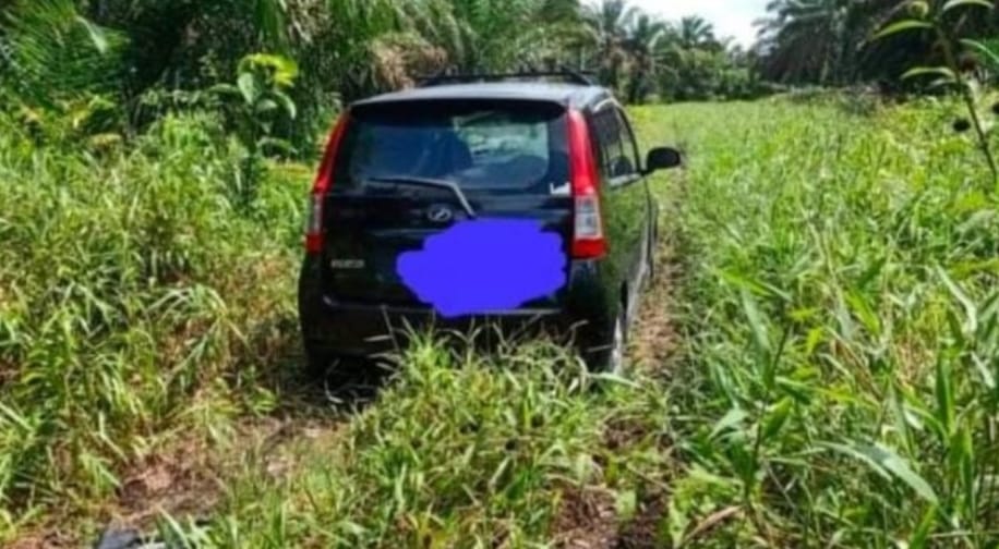 Mayat Lelaki Dalam Kereta Ditemui Di Kawasan Ladang