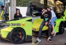 [VIDEO] Netizen Tak Senang Tengok Fatin Afeefa Keluar Isi Minyak, Suami Duduk Dalam Kereta – ’10 Tahun Kahwin Tak Pernah Buat’