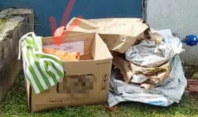 Mayat Bayi Berbalut Kain Ditemui Dalam Kotak Sampah