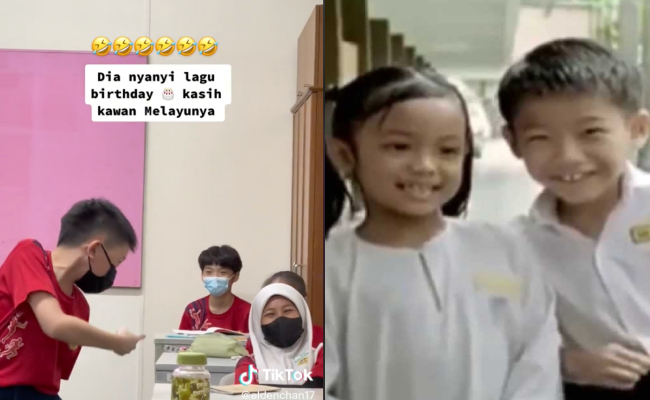 [VIDEO]Viral Budak Cina Nyanyi & Menari Untuk ‘Birthday’ Kawan Melayu, Netizen Teringat Iklan Dulu-Dulu