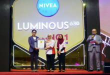 Nivea Luminous 630 Terima Pengiktirafan Malaysia Book Of Records