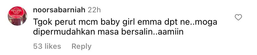 Netizen Teka Emma Maembong Hamil Baby Girl? 4