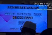 Viral Tarikh Aidilfitri Jatuh Pada 21 April, Ini Respon Masjid Wilayah Persekutuan