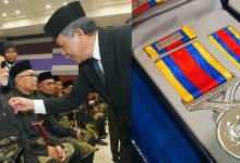 450 Veteran ATM, Balu Serta Wakil Waris Terima Anugerah Pingat Jasa Malaysia