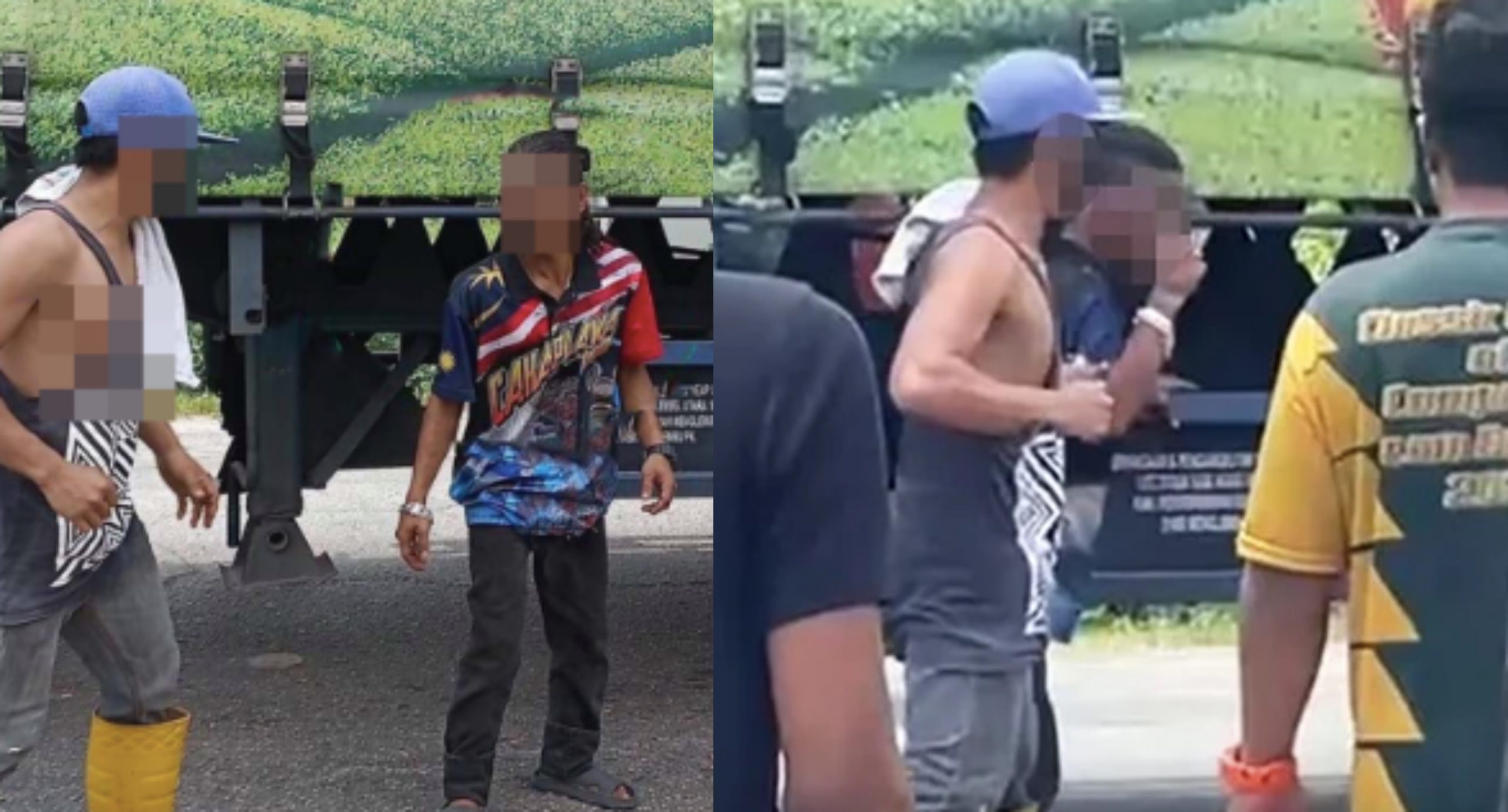 Serang & Belasah Pemandu Treler, Dua Suspek Ditahan..Polis Buru Muhammad Putra Abdullah