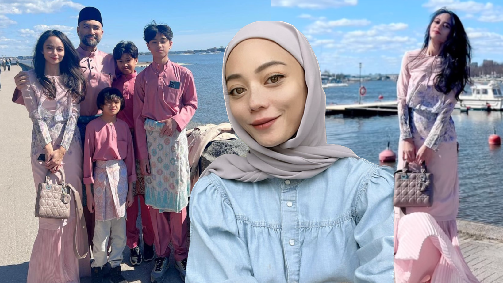Sambut Aidilfitri Di Finland, Intan Sarafina Kembali ‘Free Hair’?
