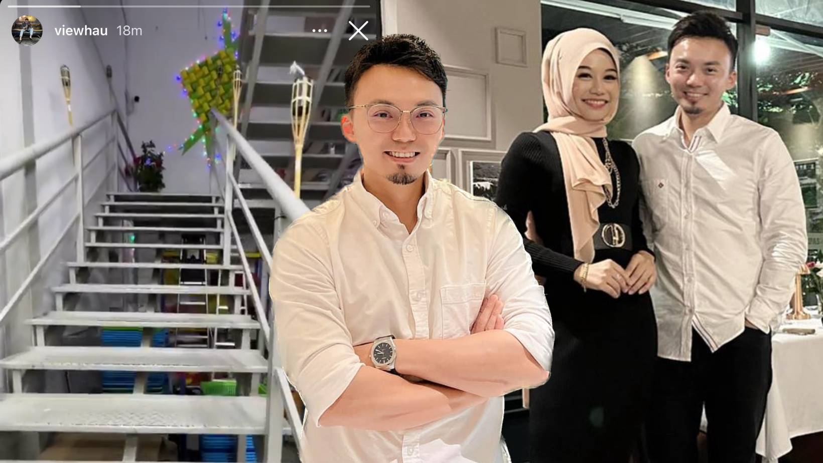 View Chin Kembali Ke ‘Office’, Kongsi Video Di Kawasan #Tangga