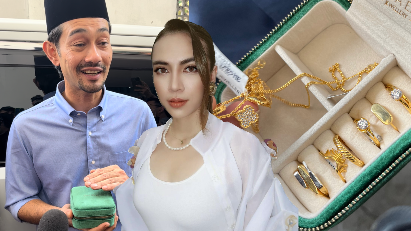 [VIDEO] Hilang 1, Farid Kamil Ganti Dengan 6 Cincin Baharu Buat Diana Danielle