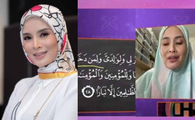 [VIDEO] ‘Membaca Al-Quran Dalam Keadaan Bersusah Payah Akan Memperoleh Dua Pahala’ – Daphne Iking Sebak Walaupun Bacaan Tidak Lancar