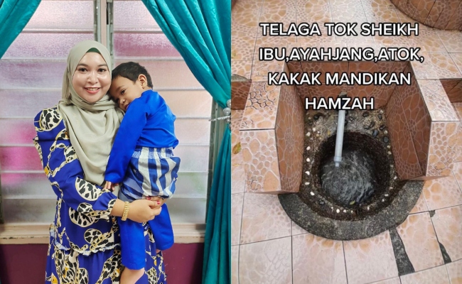 Hidayah Ikhtiar Rawat Hamzah, Bawa Mandi & Solat Di Telaga Tok Sheikh
