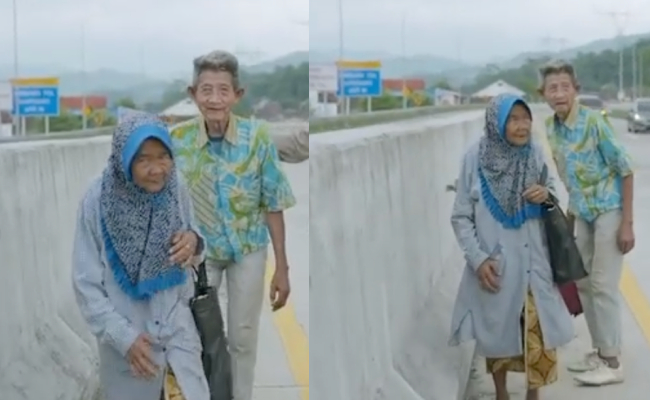 Sanggup Berjalan Kaki Kerana Tak Cukup Duit Tambang, Pasangan Warga Emas Rindu Anak & Cucu