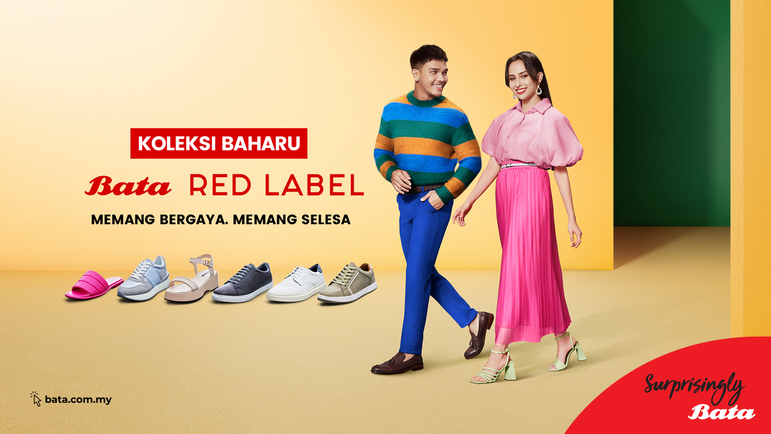 Bata Perkenalkan Kempen Baru “Surprisingly Bata” Bersama Duta Aedy Ashraf & Anna Jobling. Syoknya!