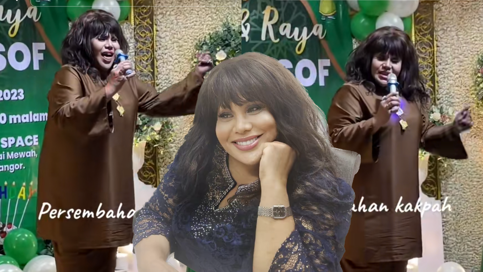 [VIDEO] Netizen Terubat Rindu Lihat Wanita Mirip Arwah Sharifah Aini -‘Rupanya Sama…’