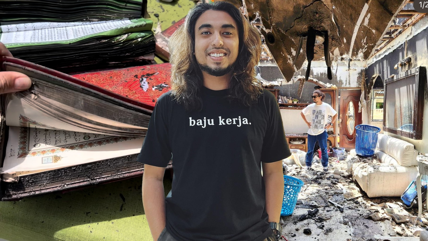 [VIDEO] Rumah Pusaka Hangus Dijilat Api, Issey Terkejut Al-Quran Tidak Terbakar – ‘Kuasa Allah…’