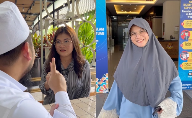 [VIDEO] Ebit Lew Ajar Mengucap Dua Kalimah Syahadah, Netizen Terharu Lihat Wanita Terus Berhijab Selepas Peluk Islam