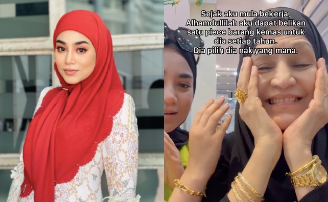[VIDEO] Uyaina Arshad Saksi Tengok ‘Struggle’ Mak, Gadai Barang Emas Untuk Besarkan 4 Anak Seorang Diri